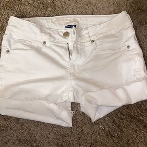 White American Eagle Jean Shorts
